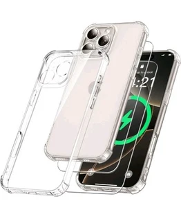 Handyhülle kompatibel mit iPhone 16 Pro Max Hülle und 2er Pack Hartglas... - Bild 1 von 7