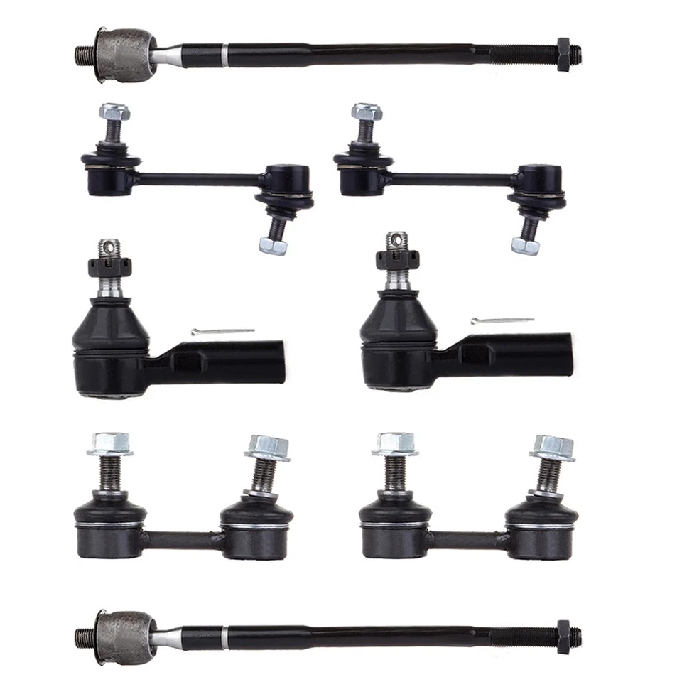 8Pcs For 1993-2001 2002 Toyota Corolla Front & Rear Sway Bar Inner Outer Tie Rod - Image 1 of 1
