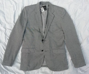 PULL & BEAR GREY BLAZER/JACKET - UK 40R - Picture 1 of 5