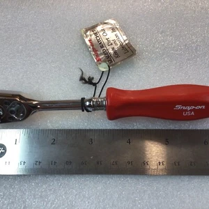 SNAP ON TML836-1/4"Dr., Sealed Head, Ratchet 6-1/2”Long, Red,Hard Handle-USA-NOS - Bild 1 von 12