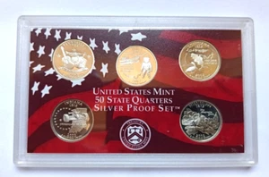 UNITED STATES QUARTERS DOLLAR SILVER PROOF SET ANNO 2002 - Picture 1 of 7