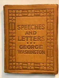 Kleine Lederbibliothek REDEN UND BRIEFE VON GEORGE WASHINGTON Echtleder - Bild 1 von 8