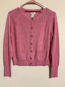 Sundance Katalog rosa Seide Baumwollmischung Cardigan Pullover Größe Damen XS - Bild 1 von 5