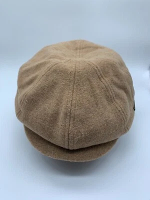 NUEVA GORRA PARA HOMBRE EVERON STW328 MEZCLA DE LANA 8/4 NEWSBOY CAMEL/OLIVA M/L/XL Foto 1 de 4