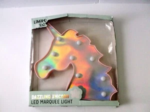10" PINK UNICORN LED Lighted Marquee Sign Battery Operated Table Lamp - Picture 1 of 4