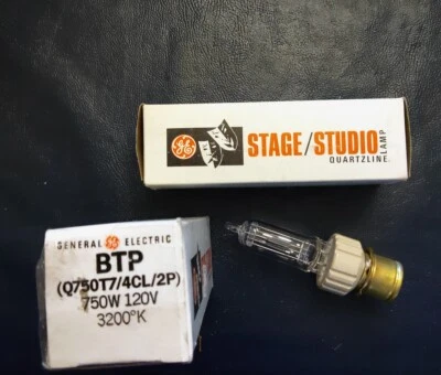 (2) BTP Q750T7/4CL/2P 750W-120V 3200k Lamps General Electric  - Image 1 of 3