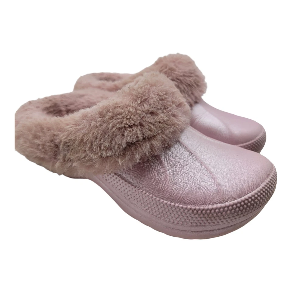 Madden девочка туфли девочек размер 11 розовый искусственного меха без шнуровки блестящий зимние сабо мулы  - Изображение 1 из 4