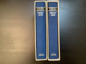 Don E Fehrenbacher / LIBRARY OF AMERICA Two Volume Set Abraham Lincoln Slipcases - Picture 1 of 22