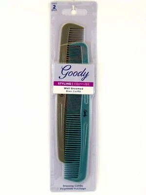 GOODY 7" STYLING HAIR COMBS - 2 PCS. (00621) - Image 1 of 4