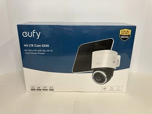 eufy 4G LTE Cam S330 4K Cellular Wireless Security Camera Solar Powered+SIM Card - Picture 1 of 5