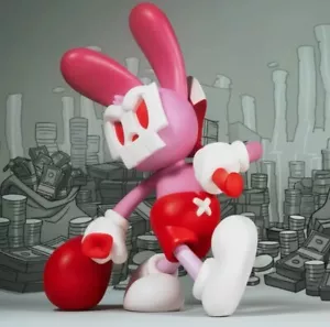 Superplastic MONEYBAGZ PINK THIEF von GUGGIMON 11 Zoll Neu im Karton NUR 500 hergestellt! *AUSVERKAUFT* - Bild 1 von 5