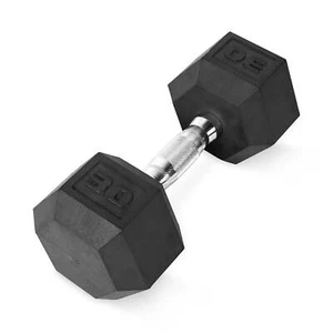 IRON HEXAGON DUMBELLS Protective Coating Single 3-120 Lbs - Picture 1 of 39