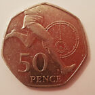 Unusual 50p (& normal) coins - Various dates and designs from 1994 onward.
