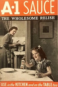 Antique Vintage 1941 A1 Sauce Recipe Pamphlet, Hartford, CT, Amazing Americana! - Picture 1 of 5