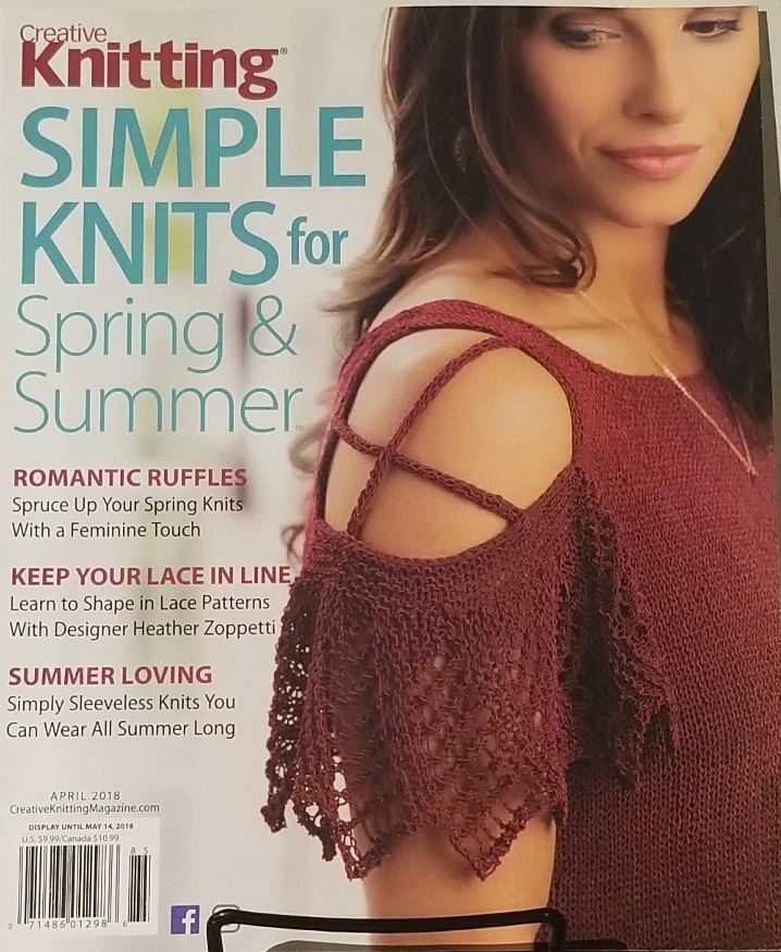 Creative Knitting 2018 Simple Knits For Spring & Summer Interweave FREE SHIPPING - Image 1 of 1