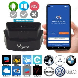 For Android Car BT3.0 Scanner Diagnostic Tools Vgate iCar 3 OBD2 Scanner G11 - Picture 1 of 16