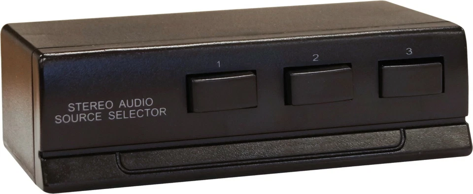 eAudio 3 Way Stereo Audio Source Selector