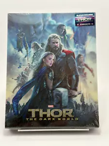 NEW!! Thor: The Dark World 3D Blu-ray Lenticular Steelbook Blufans Marvel READ - Picture 1 of 6