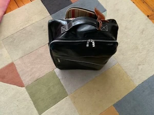 TWO WHEELED REAL LEATHER CABIN SUITCASE - Picture 1 of 11
