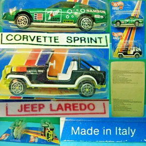 MATTEL HOT WHEELS SUPER 1/43 MODELLI CORVETTE SPRINT – JEEP LAREDO - Foto 1 di 1