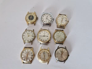 Lot of 9 Watches-Cauny ,Kienzle ,Bergana,Arctos ,Fama,Intertime,Ancora,Esperanto - Picture 1 of 16