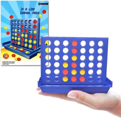 Connect 4 In A Row Four In A Line Board Game Family Fun Take On Trips Fab Mini - Image 1 of 4