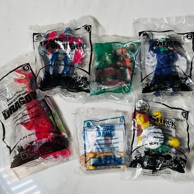 McDonald’s Happy Meal Juguetes Lote Mixto de 6 - Sin Abrir - Dragón - Star Wars Batman Foto 1 de 4