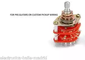 ROTARY SWITCH 4 POLE 5 POSITIONS FOR PAUL REED SMITHS OR CUSTOM PICKUP WIRING - Bild 1 von 1