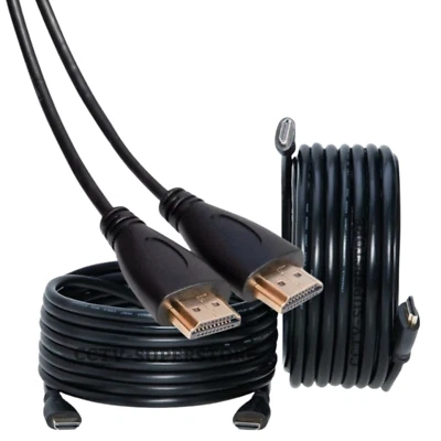Cable HDMI Premium Chapado en Oro 1080p 3D HD 4K 60Hz HDTV PS4 Xbox 1.5FT-100FT Lote Foto 1 de 4