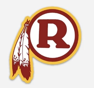 Washington Redskins R Logo die cut MAGNET NFL Football - Picture 1 of 1