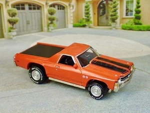 Chevrolet El Camino SS 1971 camioneta deportiva Muscle Truck escala 1/64 edición limitada V - Imagen 1 de 4