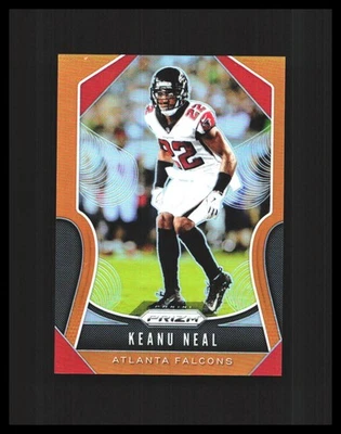 2019 Keanu Neal Panini Prizm Orange Prizm /249 #173 Atlanta Falcons - Image 1 of 3