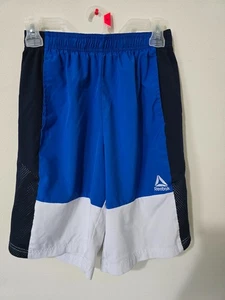 Reebok Boys Shorts Blue and White, XL (14/16) - Picture 1 of 4