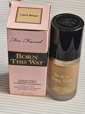 Genuine Too Faced Born This Way Foundation 30ml LIGHT BEIGE - Image 1 of 4