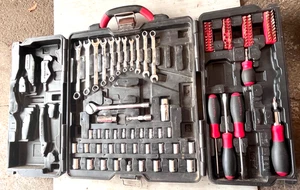 Task Force Open End Wrench Set and Socket Set With Storage Case - Picture 1 of 22