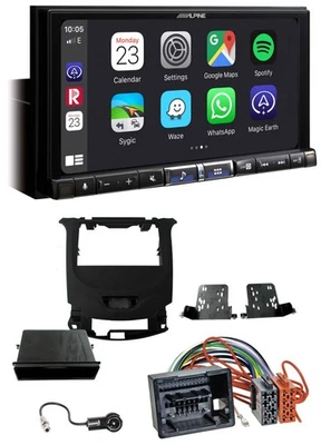 Alpine 2DIN DAB USB MP3 Bluetooth Autoradio für Chevrolet Cruze ab 16 Klavierlac - Bild 1 von 4