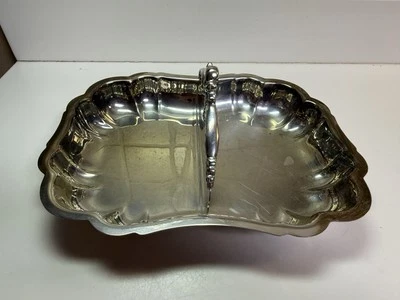Servidor de verduras rectangular Lunt Silver Plate V-38 Foto 1 de 4