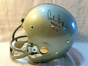Casco de fútbol americano con suspensión TK firmado por Archie Griffin en el estado de Ohio tamaño completo de 2 barras - Imagen 1 de 8