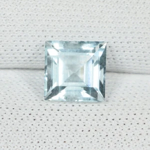 1.11Cts Beautiful Luster 6mm Square Cut "Sky Blue" Natural Aquamarine ....!!!! - Picture 1 of 2