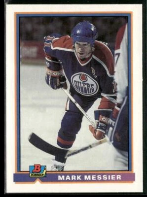 1991-92 Bowman #114 Mark Messier Production Sample - Image 1 of 2