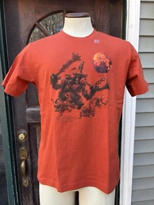 NEW orange Uniqlo Legend of Zelda Tears of the Kingdom Boss Bokoblin tee shirt m - Picture 1 of 9
