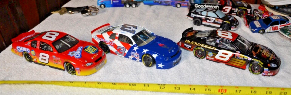 qty 3 Dale Earnhardt Jr #8 Staind Budweiser , Goodwrench, Oreo  1/24 - Image 1 of 3