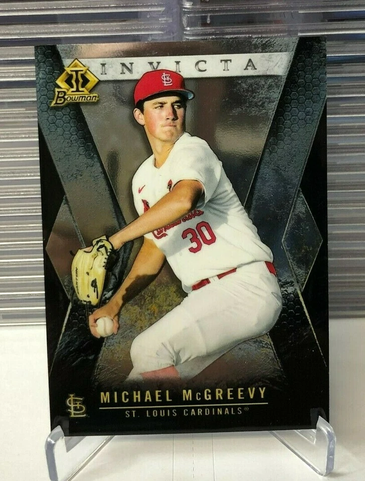 2021 Bowman Draft INVICTA - MICHAEL MCGREEVY Cardinals RC #BI-24 - Image 1 of 1