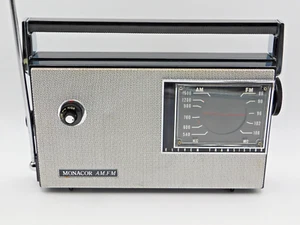 Beautiful Monacor AM/FM 2 Band 11 Transistor Radio Ex. Cond. Works Great! Read! - Picture 1 of 24