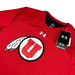 NEW Utah Utes x Under Armour Men's Performance Gameday S/S T-Shirt Red • Medium - Picture 1 of 12