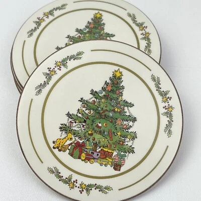 Pimpernel Coaster Set Christmas Tree Made In England Collection Of 6 - Image 1 of 4