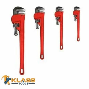 4 Piece Heavy Duty Pipe Wrench Set by KlassTools - Picture 1 of 3