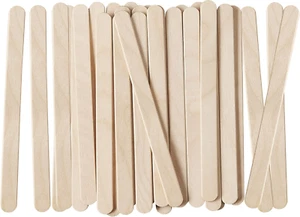 GUSTO [200 Count] 4.5 Inch Wooden Multi-Purpose Popsicle Sticks for Crafts, Ice, - Picture 1 of 12