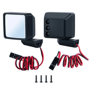 Kit Espejo Lateral Retrovisor con Luces LED para Coche 1/6 RC Axial SCX6 AXI05000 - Imagen 1 de 8