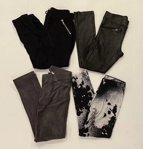Justice, H&M Girls Leggings Size 7-9 Lot 4 - Picture 1 of 3